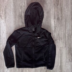 Kids Nike Black Hooded Jacket - Small
